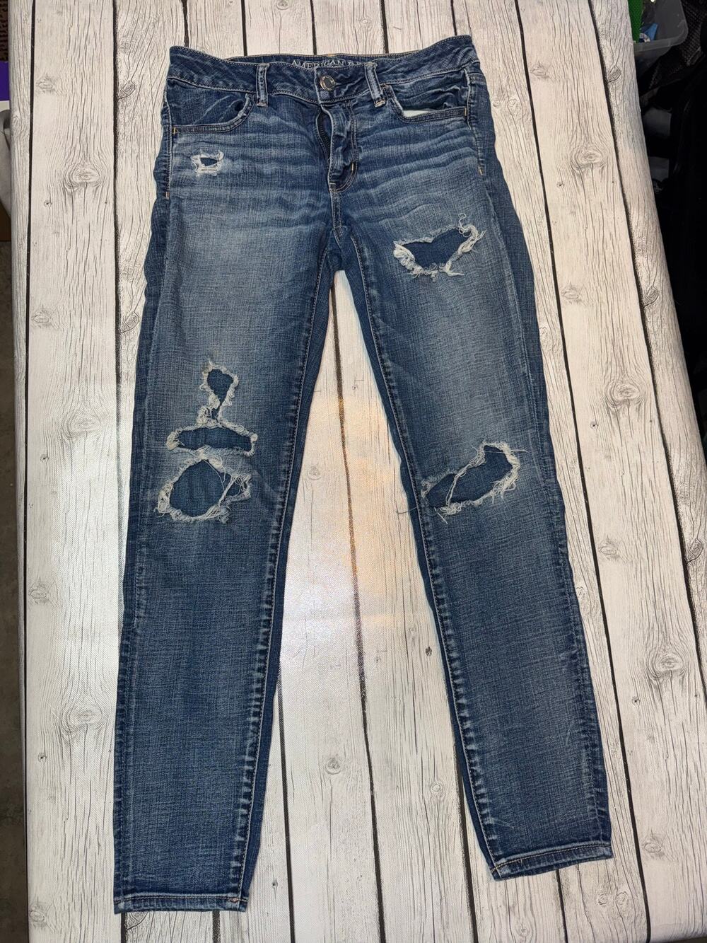 American Eagle Women’s Jeggings Size 8 Stylish Casual Denim